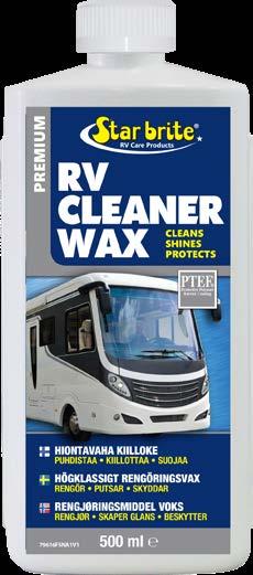 sisällä korroosioivia happoja: Ei poista vahaa tai kiilloketta PREMIUM KIILLOKE PUHDISTAVA VAHA SUOJAAVA SPRAY VAHA 2 75716 500 ml 6 75732 1 L 6 Erityiset UV inhibiittorit suojaavat