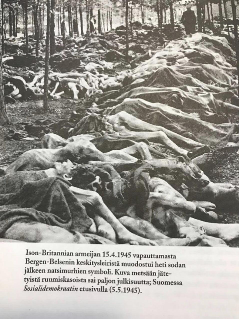 metsästä löytyi kasoittain ruumiita. Ruumiista näkee selkeästi, kuinka huonoissa olosuhteissa ihmisiä on leireillä pidetty. 31 71 Holokaustin toteutumisessa keskitysleireillä on keskeinen rooli.