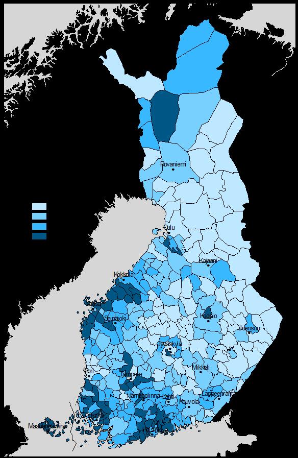 Työllisyysaste on Rovaniemellä kohtuullinen, mutta ei yllä kasvukeskusten lukemiin.