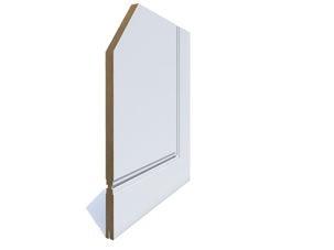 Tasamassiiviovi KLASSIKKO Maalattu MATERIAALI Liunen ovet on valmistettu ensiluokkaisesta puolikovasta