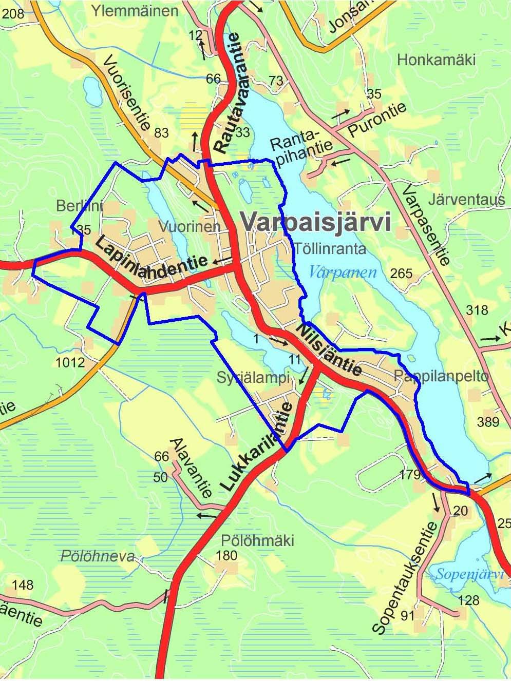 Liite 13, Varpaisjärven