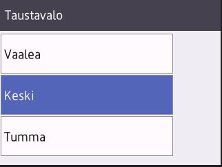 [Näytön asetus]. 7 Paina.