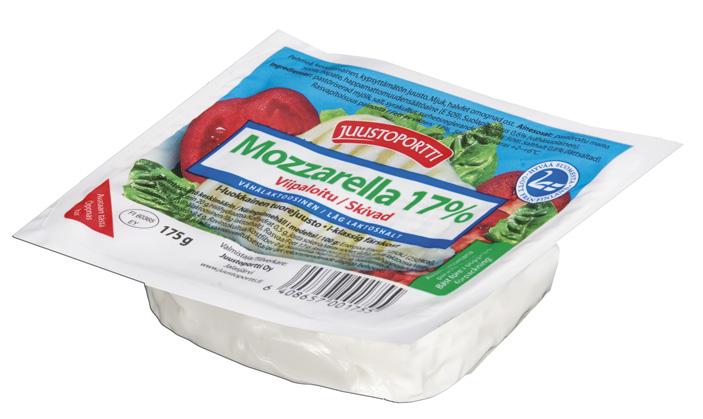 Juustoportti Mozzarella Juustoportin Mozzarellat valmistetaan kotimaisesta lehmänmaidosta, mutta oppi tämän suositun juuston valmistukseen on haettu sen kotimaasta, Italiasta.