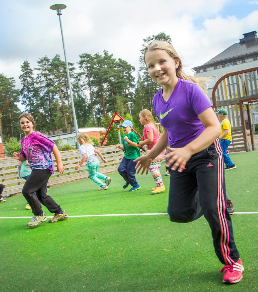 20 Liikunta / 7. 9. luokat Liikunnan painotettua opetusta 7. 9. luokilla järjestetään Pyörön koulussa.