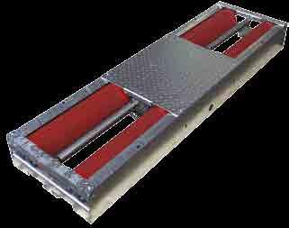 HA-jarrudynamometri BPS-Kompakt-3.5-RSE Tuotenro. SVP210114 Telasto RS-3.5 ja sähkökytkentäkaappi. Akselimassa 4 t, kuumasinkitty telasto RS-3.
