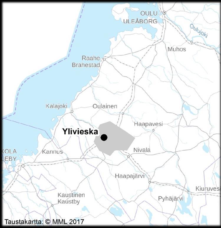 YLIVIESKAN KAUPUNKI Ylivieska on kehittyvä ja kasvava aluekeskus, joka on kasvanut yli 15 000 asukkaan kaupungiksi.