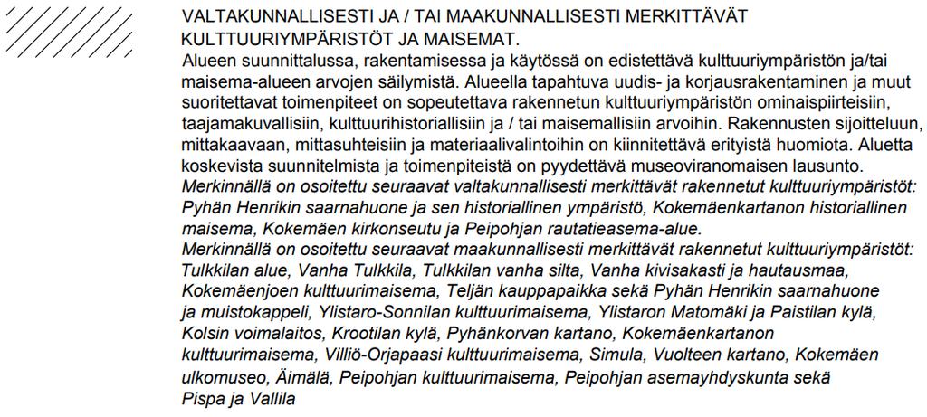 Nosto Consulting Oy 12 (25) Suunnittelualue on osoitettu osayleiskaavaehdotuksessa pientalovaltaiseksi alueeksi (AP), joka on pääosin uutta aluetta.