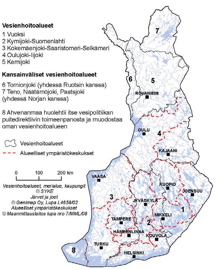 1.2 Suunnitelmien laatiminen Kuvaliiteri/Markku Varjo Suunnitelmat tehdään vesienhoitoalueille Vesienhoito edellyttää laajaa yhteistyötä.