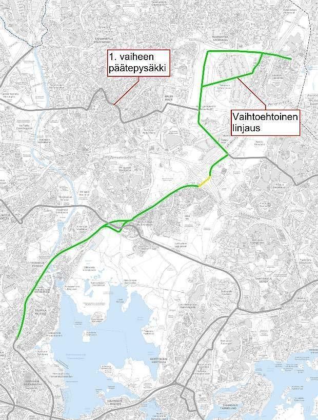 Kehä I:n ja Porvoonväylän erkanemiskohdan välille Lahdenväylälle sijoittuvan uuden sillan yhteyteen on suunniteltu Malmin aluetta palvelevaa eritasoliittymää.