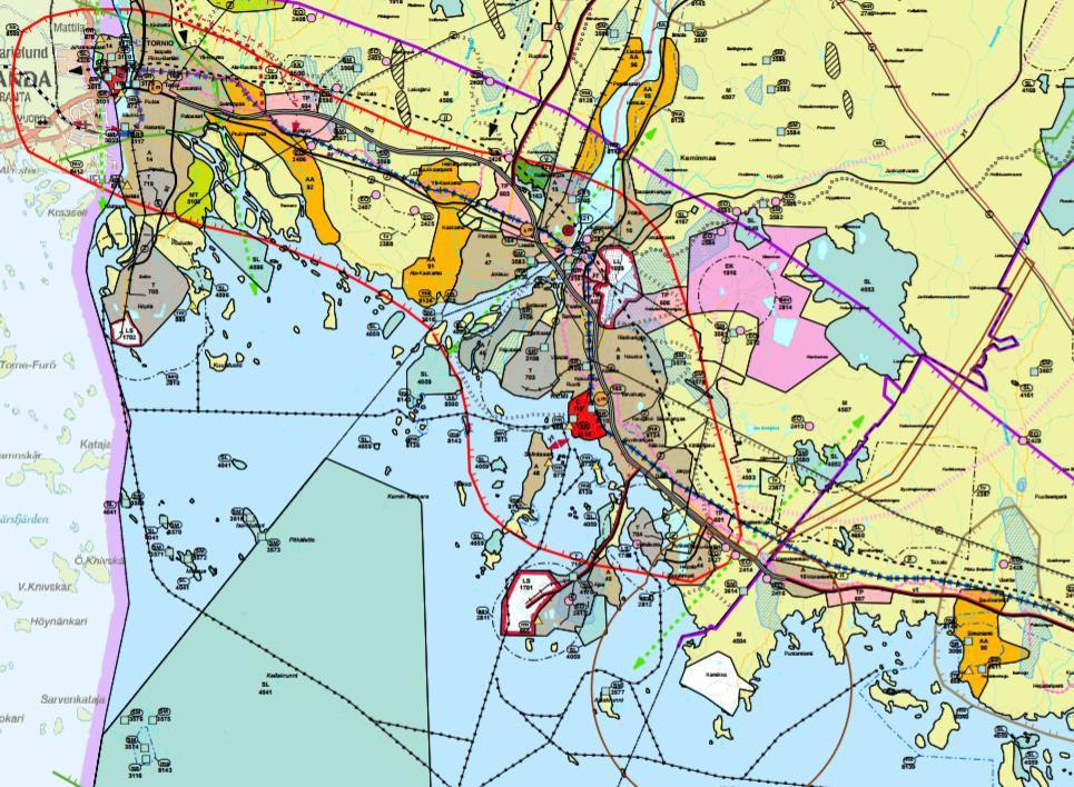 vaurioituvia rakenteita. Rakentamiskorkeudessa on lisäksi otettava huomioon paikkakohtainen aaltoiluvara ja matalissa lahtien pohjukoissa tuulen aiheuttama paikallinen kallistus.