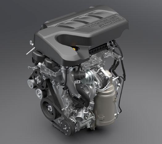 3 2 112 Boosterjet 1 Uusi Vitara on varustettu uudella 1,0-litraisella Boosterjet-suoraruiskutusturbomoottorilla.