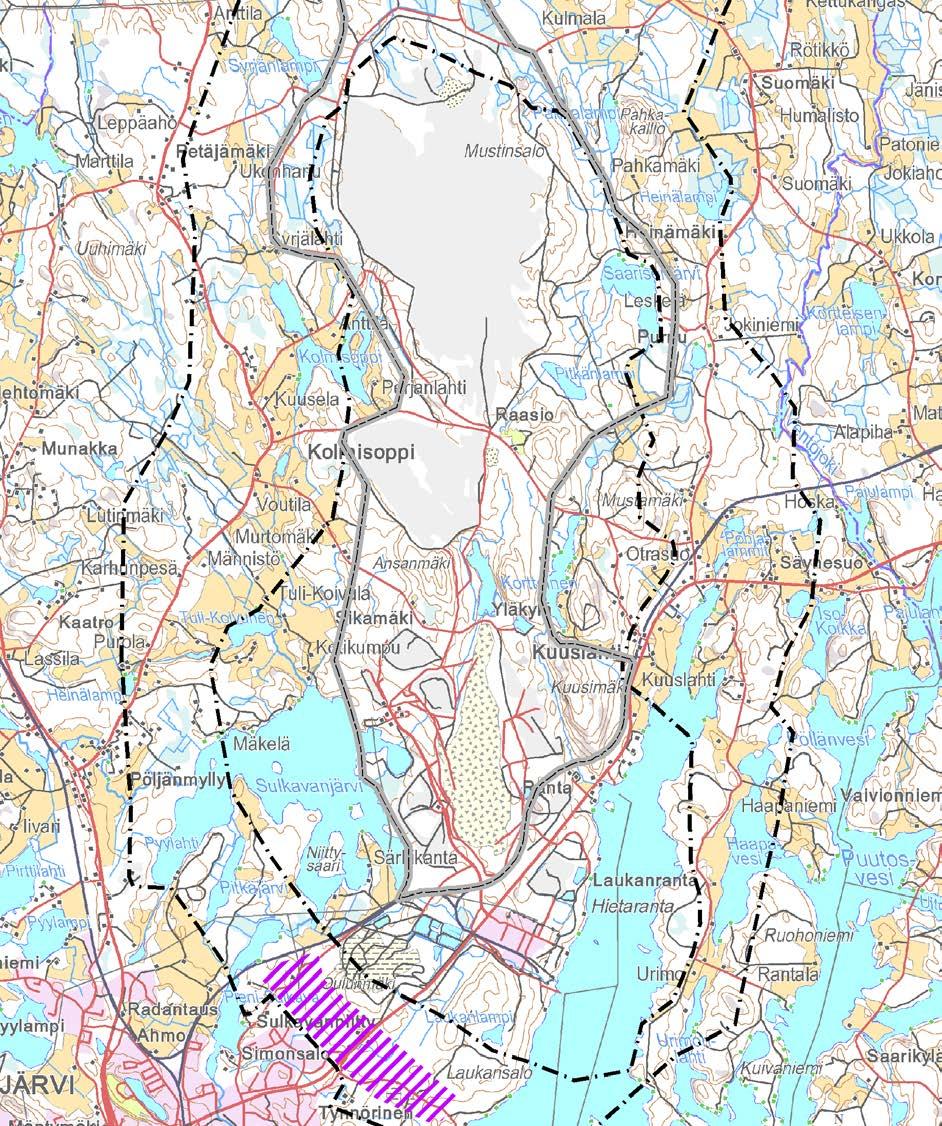 sv-1 kohdistuu erityisesti: Tuli-Koivusen alueelle