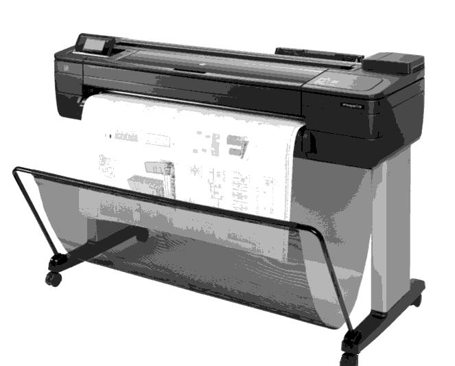 PLOTTERI Tuote 1. HP Designjet T790ps, 2. HP DesignJet T930, 3. HP Designjet T730 lämpömustesuihkutulostimet, resoluutio: 2 400 x 1 200 dpi Kuvaus 1.