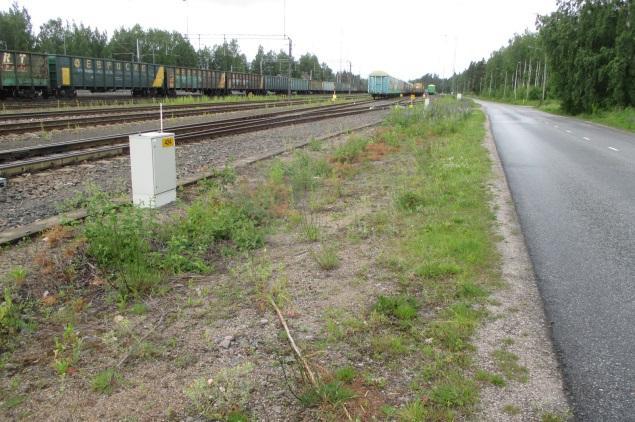 Ketomarunaa ja muuta matalaa kasvillisuutta ratapihan luoteispuolella ja rehevämpää kasvillisuutta lounaisosan rata-osuuden varressa. Ratapihan itäosa.