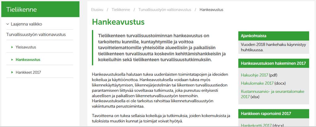 www.trafi.fi/valtionavustus 12.4.