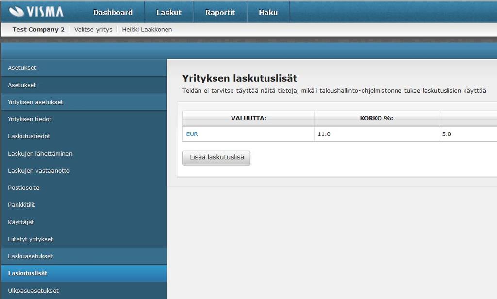 Kun lasku menee tulostettavaksi paperille ja käytät omaa laskupohjaa, tarkista, että osoitetiedot osuvat kirjekuoren aukkoon.