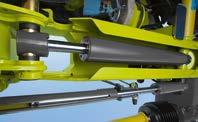 Yhdellä 1-toimisella hydrauliikan hallintaventtiilillä voit säätää helposti lautaspalkin pintapainetta - myös ajon aikana. Ohjaamosta hyvin näkyvä painemittari näyttää säädetyn paineen.