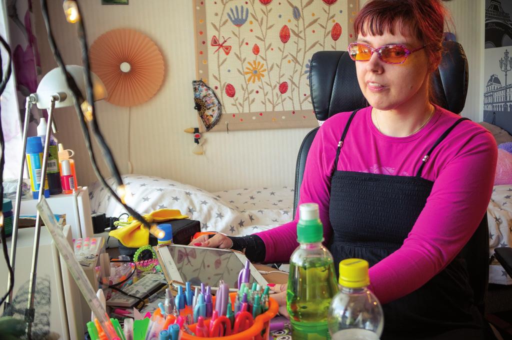 Onni on omannäköinen KVPS-palvelukoti Unelma omasta, itsenäisestä asunnosta todeksi Kehitysvammaisten Palvelusäätiön kautta.