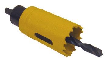 Reikäsaha EA2HS D27 Uppokiinnitysreiän poraamiseen paneelin pintaan 27 mm reikä on sopiva aluslevylle EA2W40-910S.
