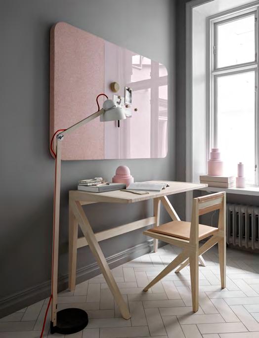 Kirjoitustaulut lasipinta Kirjoitustaulut lasipinta Mood Fabric Wall Magneettinen kirjoitustaulu pyöristetyin kulmin ja kangasverhoilulla rungolla.