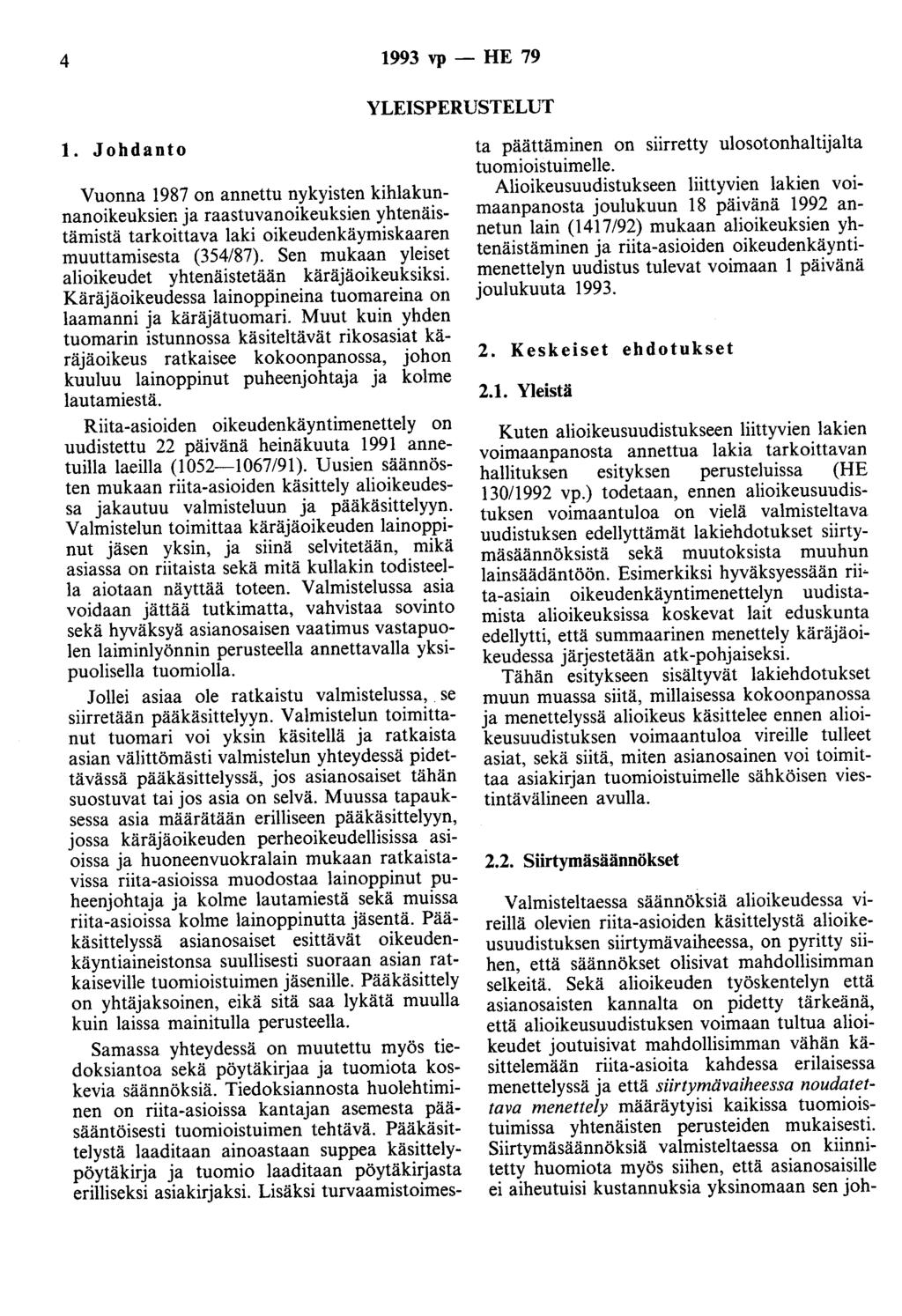 4 1993 vp - HE 79 YLEISPERUSTELUT 1.