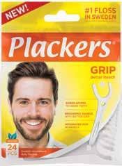 Original, 12 x 40 kpl 32724 Hammaslankain Plackers Twin, 12 x 35 kpl 32725 Hammaslankain Plackers Grip, 12 x 35 kpl 3 e *2,42 e Nyt saatavana myös pienempinä