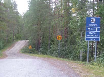 Nopeusrajoitus sorapintaisella tiellä on tien eteläpään ja opastuspaikan välillä sekä Vornan kylän kohdalla 50 km/h, muualla on voimassa yleisrajoitus 80 km/h.