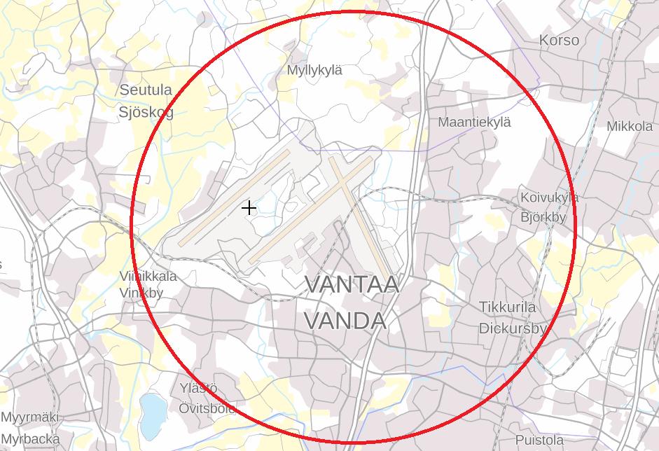 Auton vaatimukset Jokaisen lentoasemalla operoivan taksin tulee kuulua M1 -ajoneuvoluokkaan.