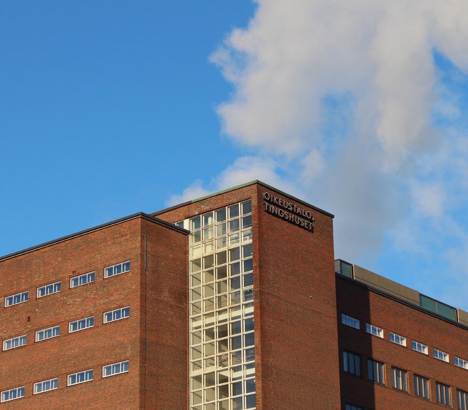 RESUME LARGE-SCALE MATTERS CENTERED IN HELSINKI The Helsinki district court largely met its targets for 2017 and it decided on almost the same number of cases that it received.