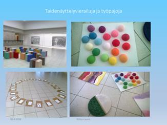 Museo- ja taidenäyttelyvierailuja ja työpajoja lastenpsykiatrian oppilaiden kanssa Teatteriesityksiä ja konserttivierailuja Grafiikanpaja lastentautien osastojen