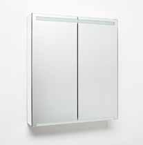 IDO Reflect Clear -peilikaappi valkoisella rungolla.