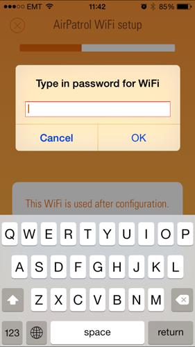 AirPatrolWiFin asetukset 2.