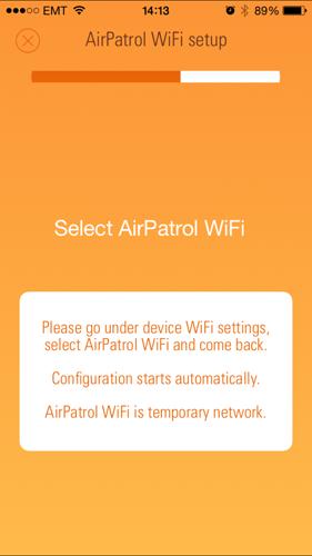 AirPatrolWiFin asetukset 2.