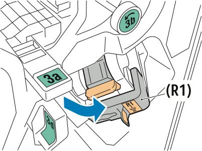 Business Ready -viimeistelylaite ja vihkolaite Komponenttien tunnistaminen 1. Viimeistelylaitteen etuovi 2. Oikea yläalusta 3. Oikea keskialusta 5. Vihkolaitteen alusta 6. Vihkonitomalaite 7.