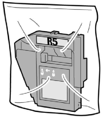 säiliö koneesta. 5.