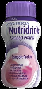 Tällaiseksi soveltuu erinomaisesti apteekista saatava runsasproteiininen täydennysravintojuoma Nutridrink Protein tai Nutridrink Compact Protein, joka on helppo ottaa mukaan.