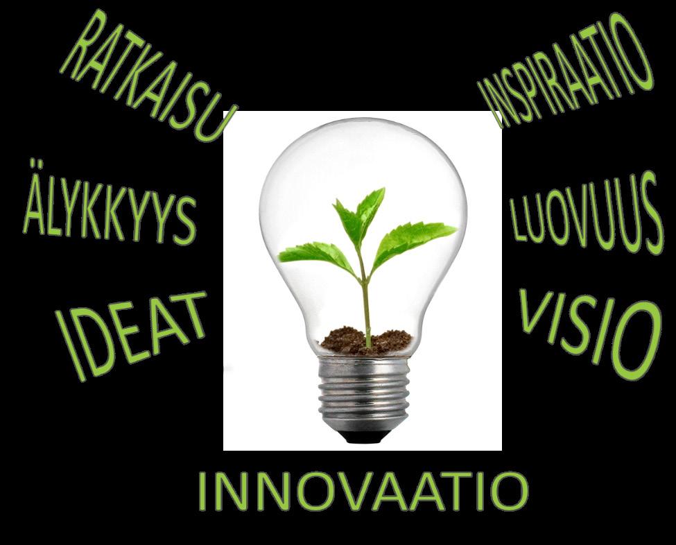 Kuva 1. Innovaation osatekijät INNOVAATIOT RT-ympäristötyökalun viimeinen osio käsittelee innovaatioita.