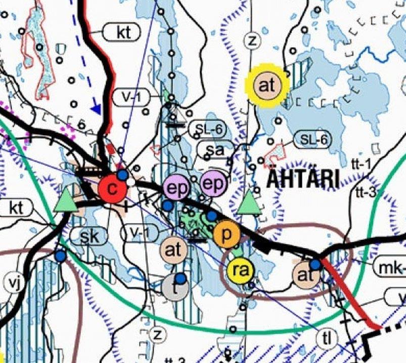 4.2018. Ähtärin kaupunki kuuluu Etelä- Pohjanmaan liiton alueeseen, jolla on voimassa 23.5.2005 vahvistettu maakuntakaava. Kuva 4.