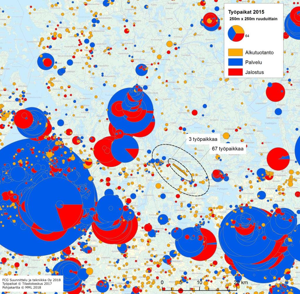 FCG SUUNNITTELU JA TEKNIIKKA OY Loppuraportti 16 (36) 3.4 