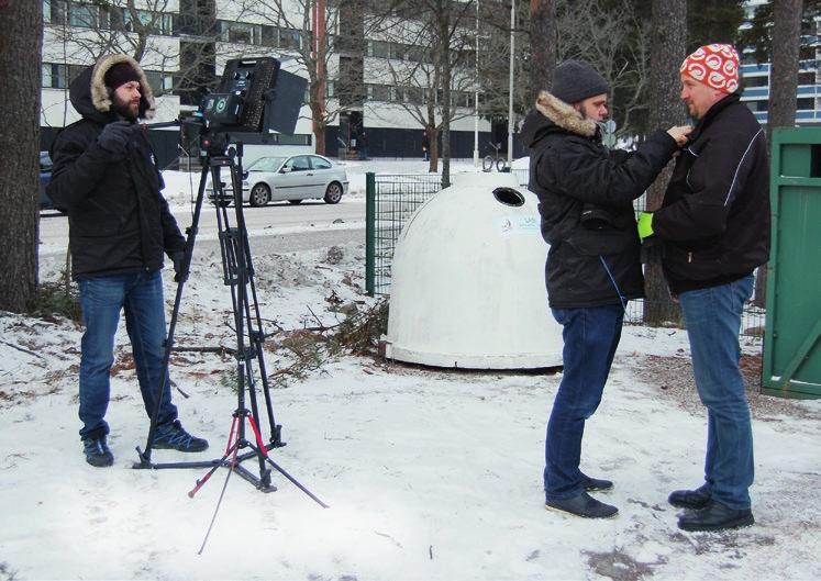 Yhtiön esittelyvideota kuvattiin tammikuussa. Videolla esiintyvät yhtiön omat työntekijät, kuvauskohteena kenttäpäällikkö Janne karhu.