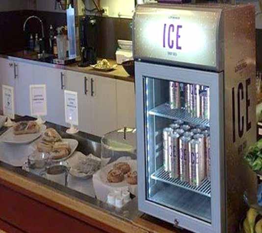 ICE Jääkahvit ICE Löfbergs Ice on valmis kahvijuoma, joka myydään ja nautitaan kylmänä. Tuoteet ovat UHT-käsiteltyjä, joten ne voidaan säilyttää huoneenlämmössä.