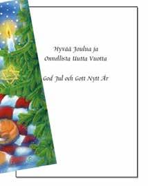 HY72 Joulukortit Ilahduta ystäviäsi, sukulaisiasi ja