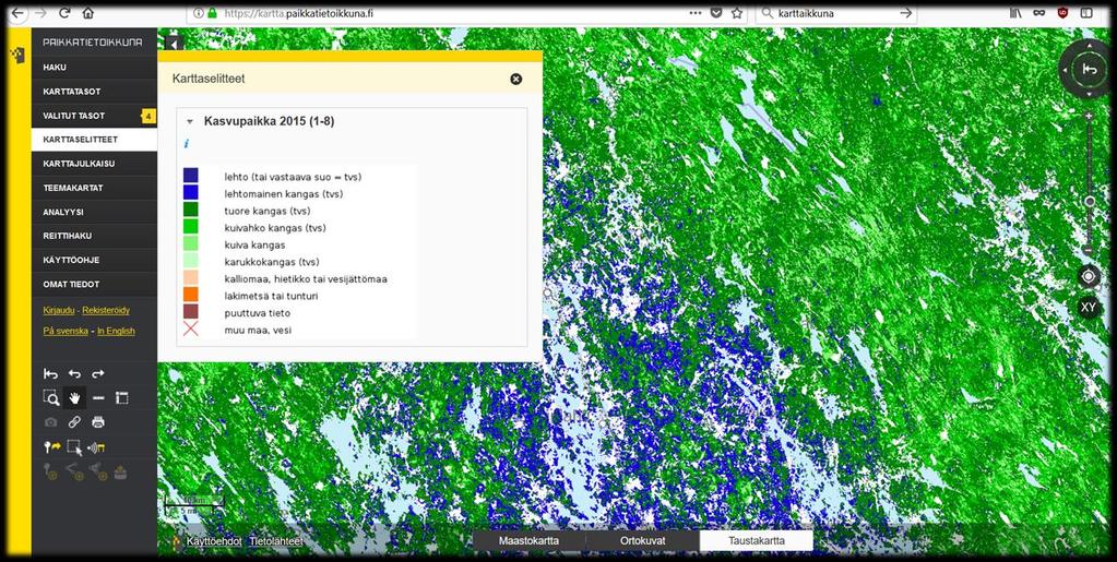 Kivennäismaiden metsätyypit Lehto, kasvillisuudeltaan monipuolisin rehevin metsätyyppi. Puuston kasvun kannalta tuottavin.