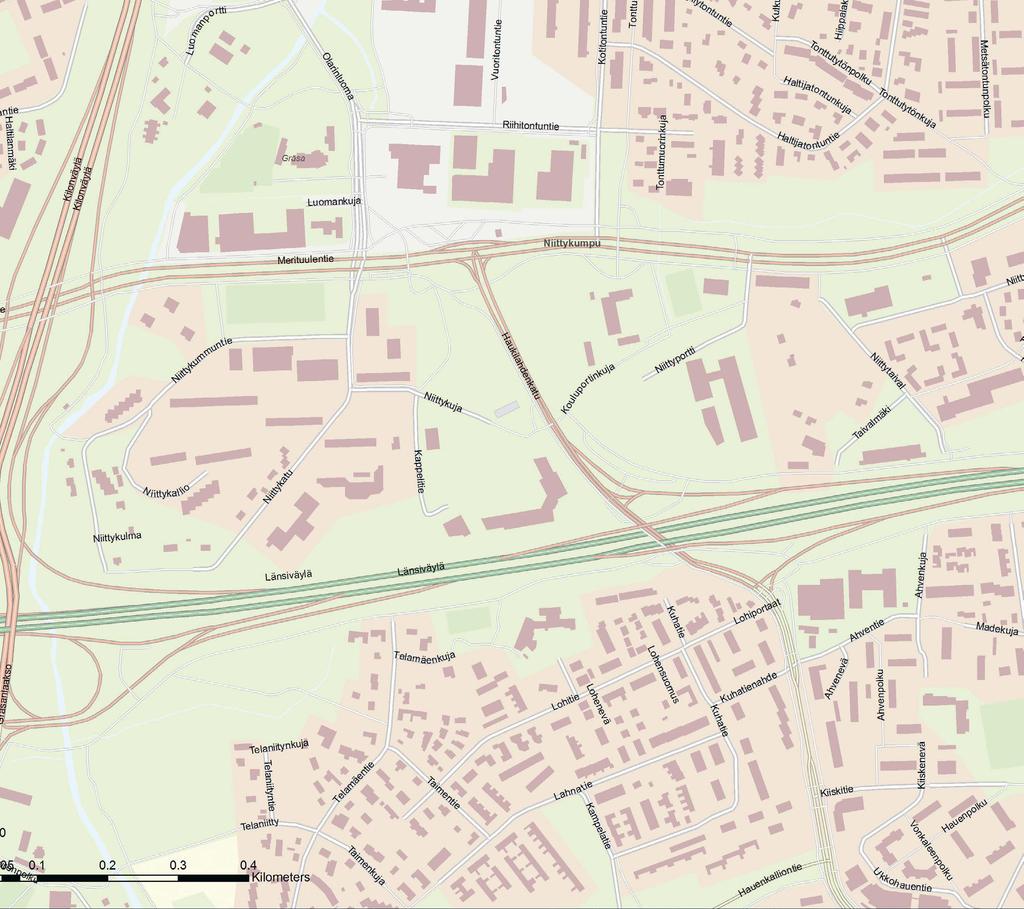 iikenneyhteydet Niittykummun metroasema sijaitsee muutaman sadan metrin päässä.