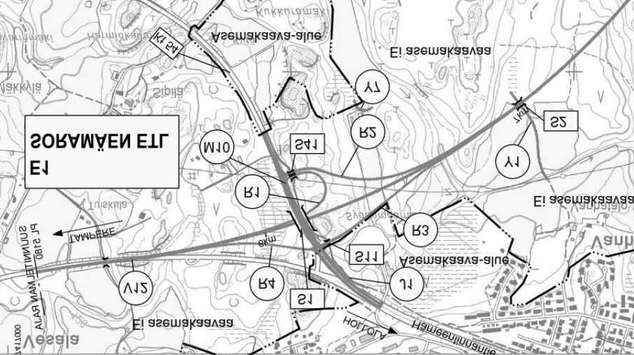 J1 PL 510 + 131.830 + TSO 1: - 1: PL 500 + 132.234 750 HL=9500...10810 3500 3500 1750...3060 1:3 Kaapelikaivo 0.02 R=25 1:3 S=120 135 S=120 J1 0.0053 0 420 250 S=120 S=120 PL 620 + 136.050 R=500.