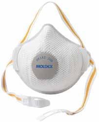 Hengityksensuojaimet Voi käyttää useampana päivänä Suodattava puolinaamari Moldex 3408, FFP3 R D-V AIR Plus ProValve Kertakäyttönaamari erittäin alhaisella hengitysvastuksella.