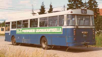 Etualalla HKL 300, Scania-Vabis B7158 / Helko.