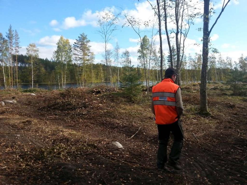 14: Säästö- ja runkolahopuusto jätetään metsätalouden toimenpiteissä KMY:n vuosiauditoinnit vuonna 2017: - LLA:n perusteella ei ole jätetty riittävästi - ei ole jätetty ja otettu huomioon vaatimusten