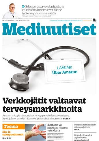 MEDIUUTISET Lääkärit ja terveysalan ammattilaiset Printin aikataulu rekrytointi-ilmoituksille Varaukset ja aineisto määräpäivänä klo 16 mennessä. Nro Ilmestyy Varaus & Aineisto Teema 26 17.8.