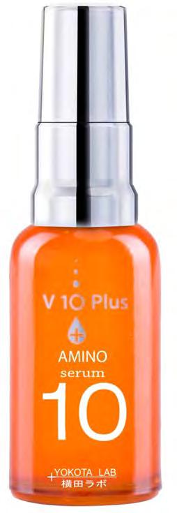 V 10 Plus Aminohappo Seerumi Kosteuttaa, pehmentää ja heleyttää ihoa, tuoden kasvoille kauniin värin.
